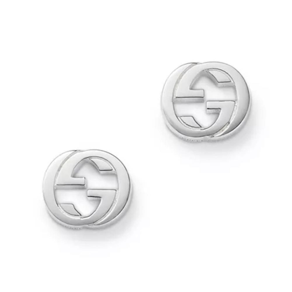 Gucci Interlocking Stud Earrings